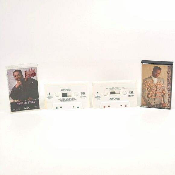 2 Vintage Bobby Brown Cassettes King of Stage‎ & Don't Be Cruel MCAC 42185 - Picture 1 of 11